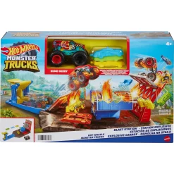 Hot Wheels Monster Trucks Blast Station Spielset -Berühmter Spielzeug Geschäft 30459571 3 2 194735036066