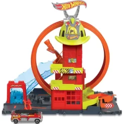 Mattel HKX41 Hot Wheels City Super Fire Station
