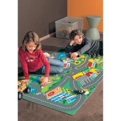 Quiet Town Teppich, 95x133 Cm, Mehrfarbig, Stoff