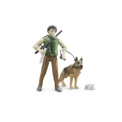 Berühmter Spielzeug Geschäft 27 Bruder 62660 Bworld Förster Mit Hund Und Ausrüstung