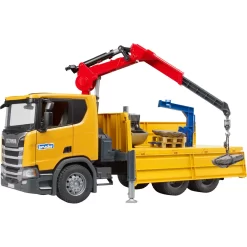 Bruder ScaniaSuper 560R Baustellen-LKW Kran Und 2 Paletten -Berühmter Spielzeug Geschäft 31354838 12 2 4001702035518