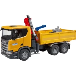 Bruder ScaniaSuper 560R Baustellen-LKW Kran Und 2 Paletten -Berühmter Spielzeug Geschäft 31354838 13 2 4001702035518