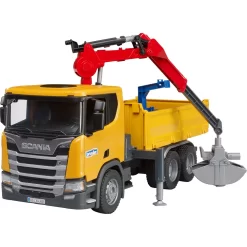 Bruder ScaniaSuper 560R Baustellen-LKW Kran Und 2 Paletten -Berühmter Spielzeug Geschäft 31354838 15 2 4001702035518