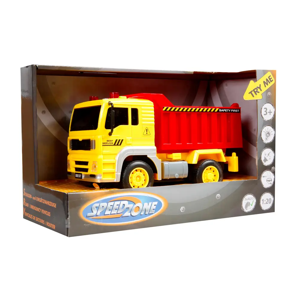 Speedzone Einsatz LKW Mit Licht Und Sound, Friktion, 3-fach Sortiert 4 Speedzone Einsatz LKW Mit Licht Und Sound, Friktion, 3-fach Sortiert – Bild 2