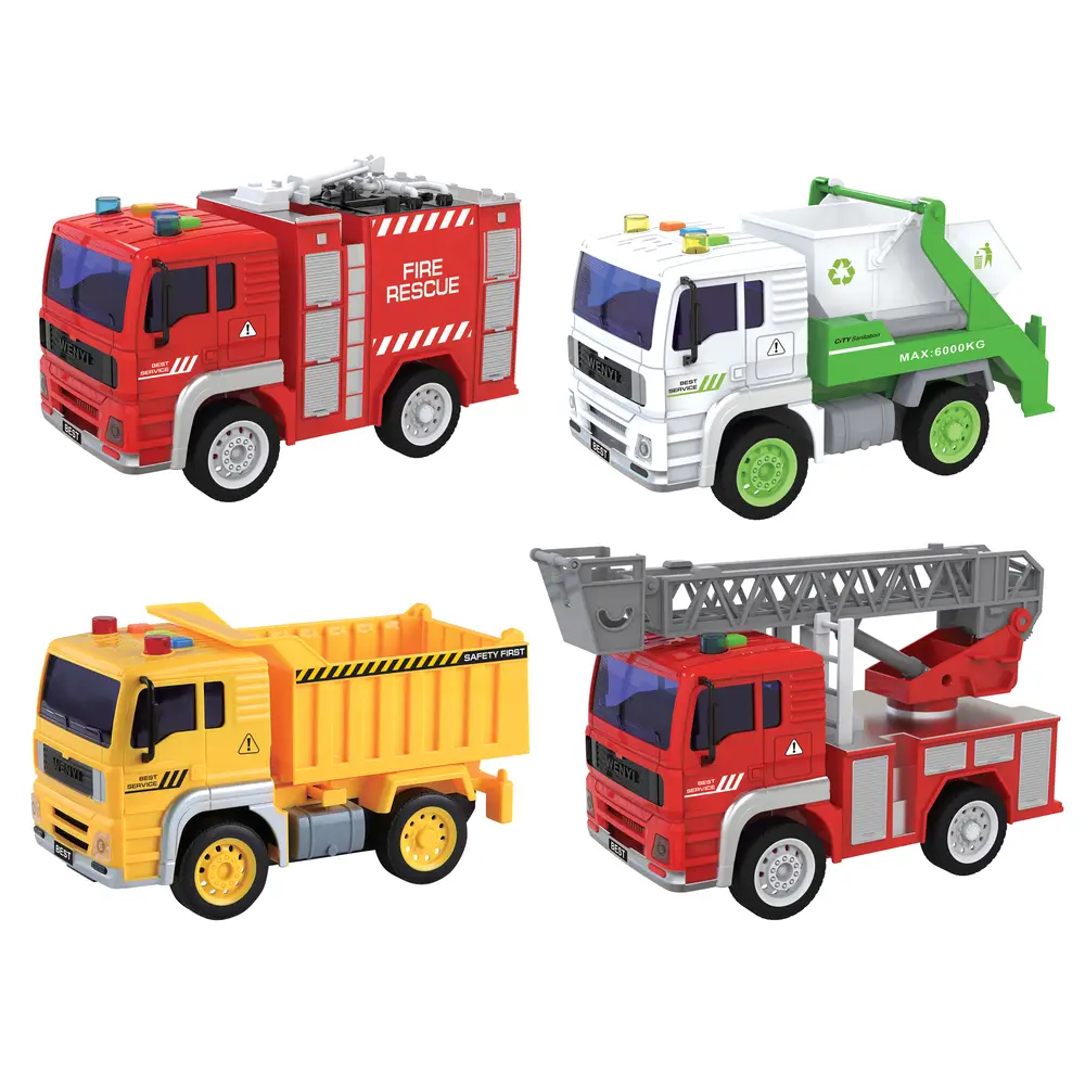 Speedzone Einsatz LKW Mit Licht Und Sound, Friktion, 3-fach Sortiert 7 Speedzone Einsatz LKW Mit Licht Und Sound, Friktion, 3-fach Sortiert – Bild 5