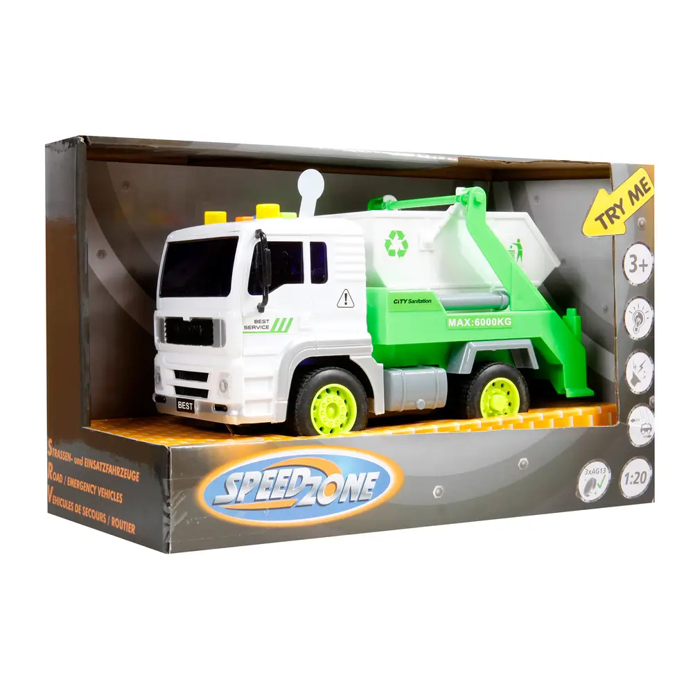 Speedzone Einsatz LKW Mit Licht Und Sound, Friktion, 3-fach Sortiert 8 Speedzone Einsatz LKW Mit Licht Und Sound, Friktion, 3-fach Sortiert – Bild 6