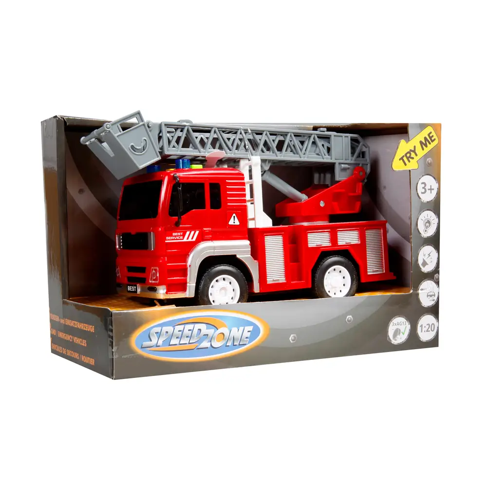 Speedzone Einsatz LKW Mit Licht Und Sound, Friktion, 3-fach Sortiert 10 Speedzone Einsatz LKW Mit Licht Und Sound, Friktion, 3-fach Sortiert – Bild 8