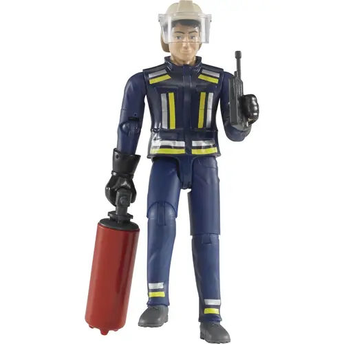 Bruder 60100 Feuerwehrmann Mit Helm, Handschuhe, Zubehör, Ab 4-8 Jahren, Maße: 7,6 X 5,1 X 17,8 Cm, Plastik & Kunststoff 3 Bruder 60100 Feuerwehrmann Mit Helm, Handschuhe, Zubehör, Ab 4-8 Jahren, Maße: 7,6 X 5,1 X 17,8 Cm, Plastik & Kunststoff