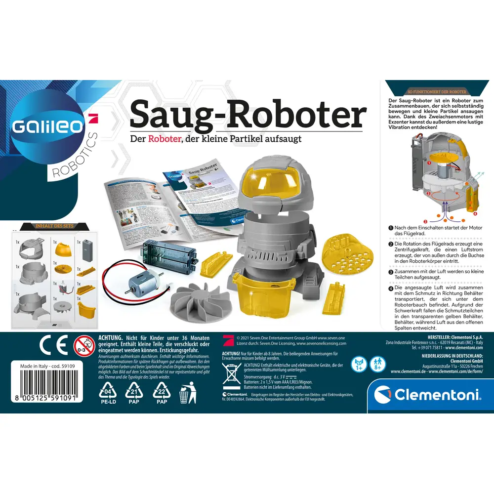Clementoni Saug-Roboter 7 Clementoni Saug-Roboter – Bild 5