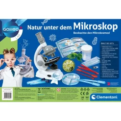 Clementoni Galileo - Natur Unter Dem Mikroskop -Berühmter Spielzeug Geschäft 37190179 8 2 8005125698042