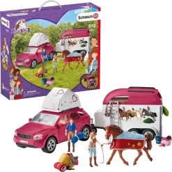 Schleich® Horse Club 42535 Abenteuer Mit Auto Und Pferdeanhänger -Berühmter Spielzeug Geschäft 40826106 4 2 4059433573014