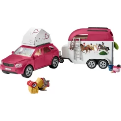 Schleich® Horse Club 42535 Abenteuer Mit Auto Und Pferdeanhänger -Berühmter Spielzeug Geschäft 40826106 9 2 4059433573014