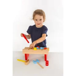 SpielMaus Holz Werkbank 15-teilig, 29 X 14 X 13 Cm, Made In Germany -Berühmter Spielzeug Geschäft 41604565 7 2 4018501095506