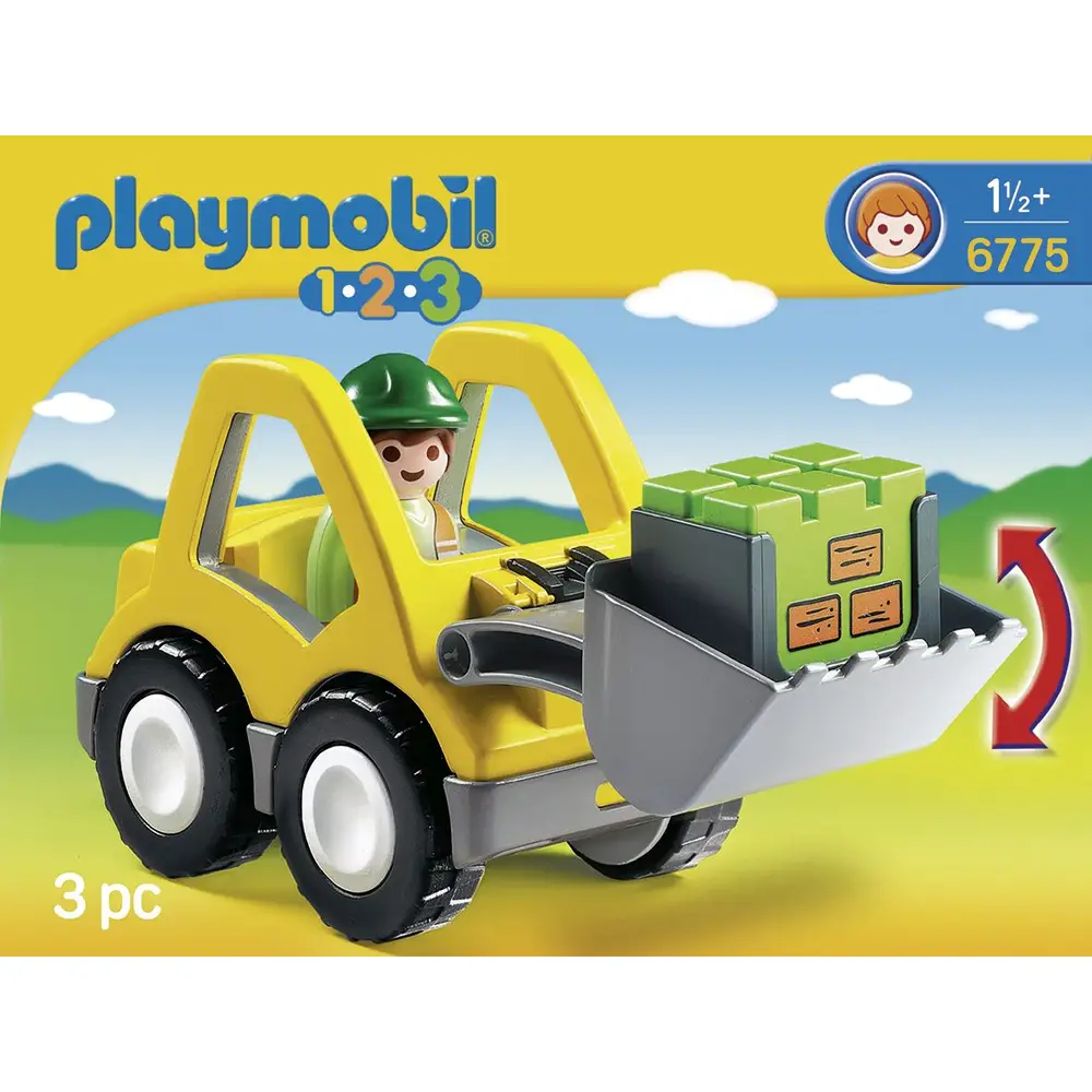 PLAYMOBIL 6775 Radlader, Ca. 20x8x15, Ab 18 Monaten 4 PLAYMOBIL 6775 Radlader, Ca. 20x8x15, Ab 18 Monaten – Bild 2