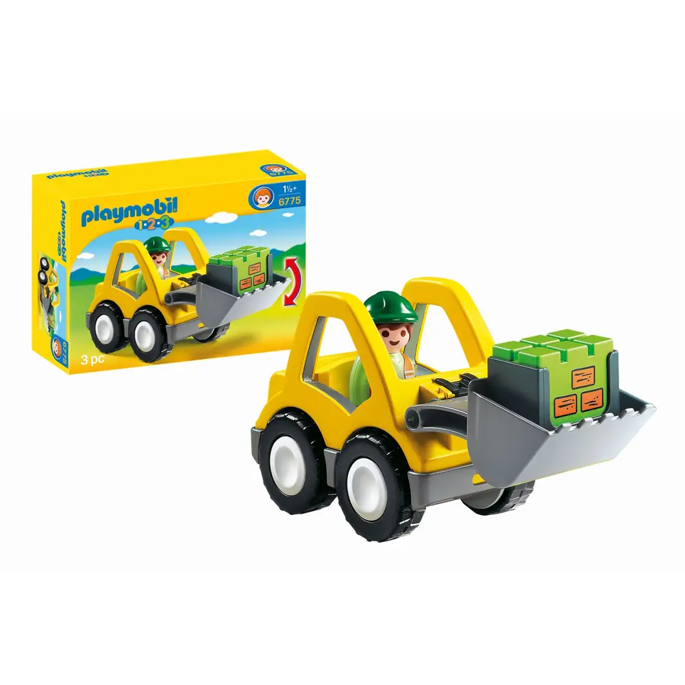 PLAYMOBIL 6775 Radlader, Ca. 20x8x15, Ab 18 Monaten 5 PLAYMOBIL 6775 Radlader, Ca. 20x8x15, Ab 18 Monaten – Bild 3