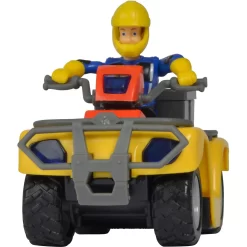 Simba Feuerwehrmann Sam - Mercury-Quad Inkl. Zubehör, Kunststoff, Ca. 7x9x13 Cm, Ab 3 Jahre -Berühmter Spielzeug Geschäft 43719181 9 2 4006592976576