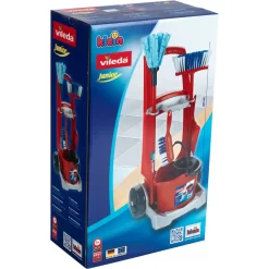 Theo Klein 6741 - VILEDA Besenwagen, Spielzeug, Ca. 24x60x29 Cm, Ab 3 Jahren