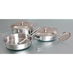 Berühmter Spielzeug Geschäft 13 Spielmaus Küche Edelstahltopf-Set, 7-teilig, Kaufläden & Zubehör, Packmaß Ca. 31,01x21.5x10 Cm, Ab 3 Jahren