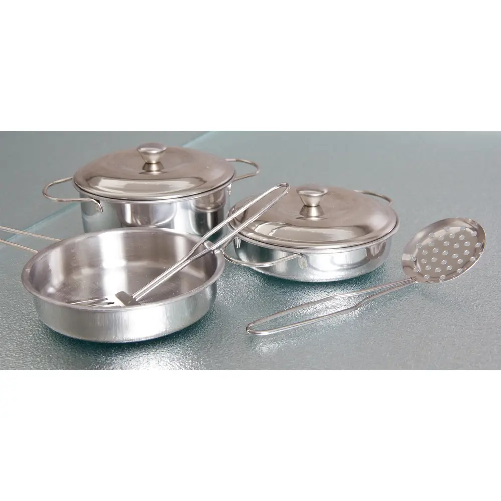 Spielmaus Küche Edelstahltopf-Set, 7-teilig, Kaufläden & Zubehör, Packmaß Ca. 31,01x21.5x10 Cm, Ab 3 Jahren 3 Spielmaus Küche Edelstahltopf-Set, 7-teilig, Kaufläden & Zubehör, Packmaß Ca. 31,01x21.5x10 Cm, Ab 3 Jahren