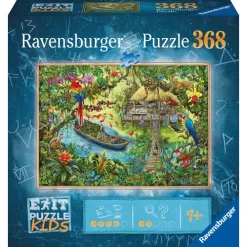 Ravensburger EXIT Puzzle Kids - 12924 Die Dschungelexpedition - 368 Teile Puzzle Für Kinder Ab 9 Jahren, Kinderpuzzle