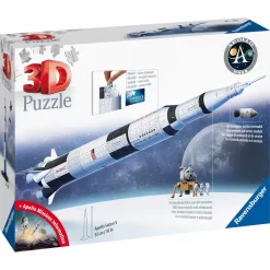 Ravensburger 3D Puzzle 11545 - Apollo Saturn V Rakete - 440 Puzzleteile - Für Alle Weltraum Fans Ab 8 Jahren -Berühmter Spielzeug Geschäft 60484945 2 2 4005556115457