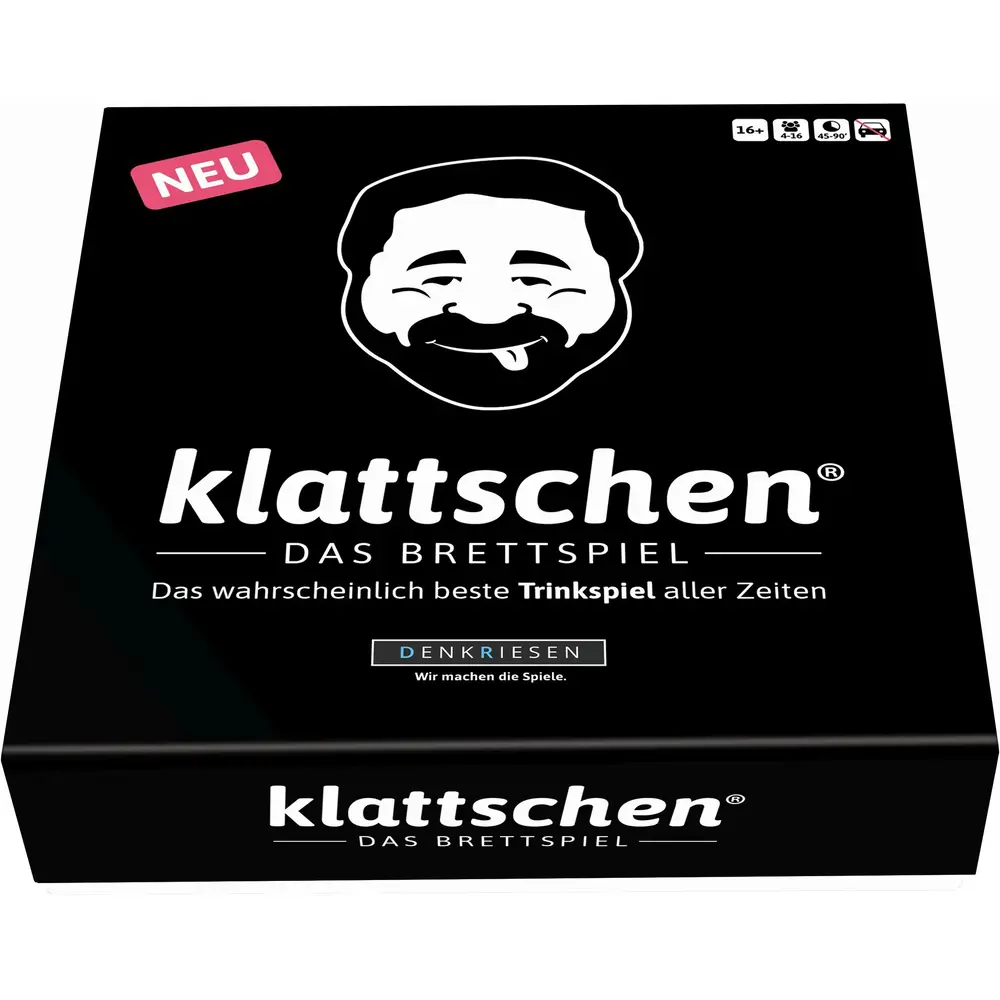 DENKRIESEN - Klattschen® - Trinkspiel - DAS BRETTSPIEL - Das Wahrscheinlich Beste Trinkspiel Aller Zeiten 4 DENKRIESEN - Klattschen® - Trinkspiel - DAS BRETTSPIEL - Das Wahrscheinlich Beste Trinkspiel Aller Zeiten – Bild 2