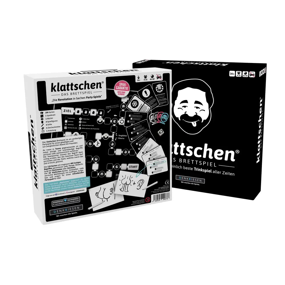 DENKRIESEN - Klattschen® - Trinkspiel - DAS BRETTSPIEL - Das Wahrscheinlich Beste Trinkspiel Aller Zeiten 5 DENKRIESEN - Klattschen® - Trinkspiel - DAS BRETTSPIEL - Das Wahrscheinlich Beste Trinkspiel Aller Zeiten – Bild 3