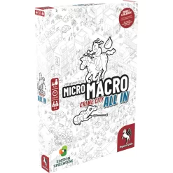 Pegasus Spiele MicroMacro: Crime City 3 – All In (Edition Spielwiese) -Berühmter Spielzeug Geschäft 61149619 9 2 4250231734021