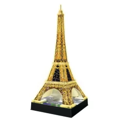 Ravensburger 3D Puzzle Eiffelturm In Paris Bei Nacht 12579 - Leuchtet Im Dunkeln - 216 Teile - Ab 10 Jahren