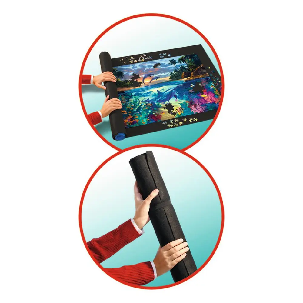 Ravensburger Roll Your Puzzle - Puzzlematte Für Puzzles Mit Bis Zu 1000 Teilen, Puzzleunterlage Zum Rollen, Praktisches 4 Ravensburger Roll Your Puzzle - Puzzlematte Für Puzzles Mit Bis Zu 1000 Teilen, Puzzleunterlage Zum Rollen, Praktisches – Bild 2