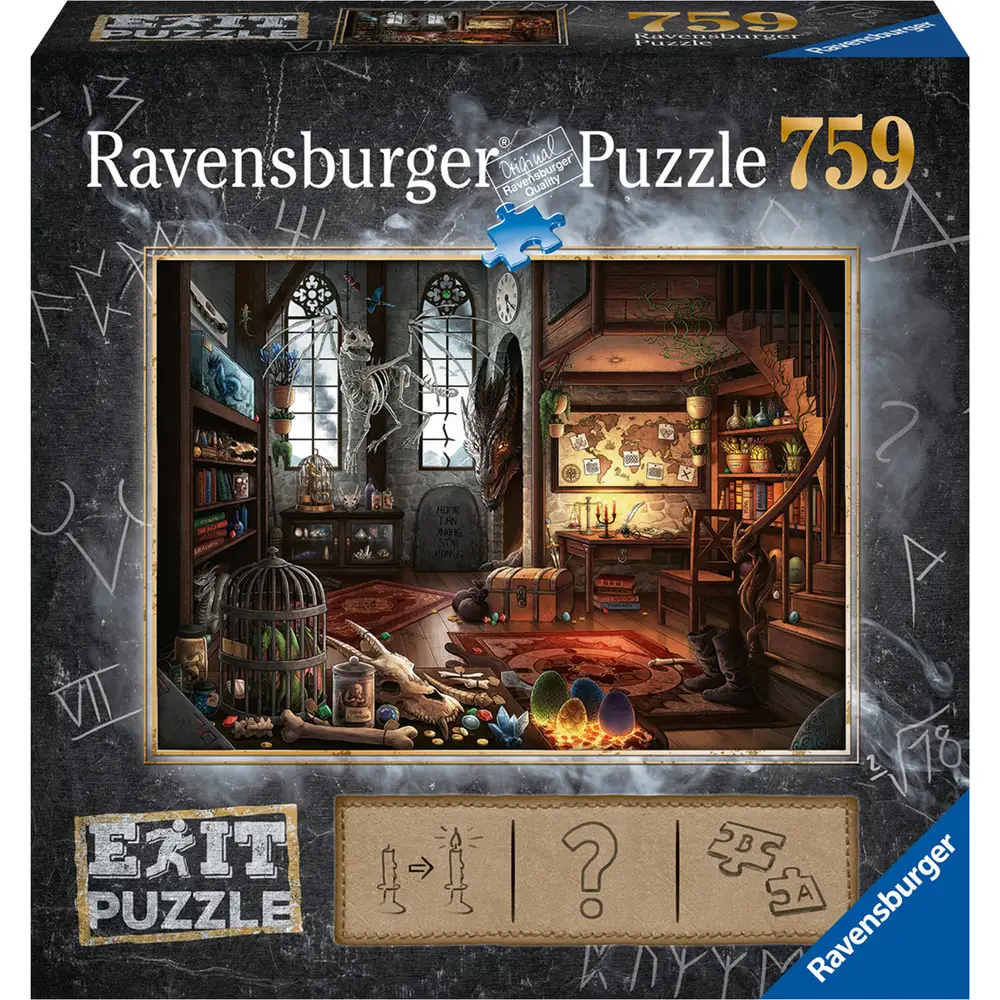 Ravensburger EXIT Puzzle 19954 Im Drachenlabor 759 Teile 3 Ravensburger EXIT Puzzle 19954 Im Drachenlabor 759 Teile