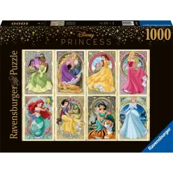 Brio Ravensburger Puzzle 16504 – Nouveau Art Prinzessinnen – 1000 Teile Disney Puzzle Für Erwachsene Und Kinder Ab 14 Jahren