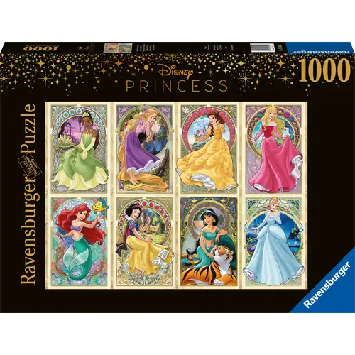 Brio Ravensburger Puzzle 16504 – Nouveau Art Prinzessinnen – 1000 Teile Disney Puzzle Für Erwachsene Und Kinder Ab 14 Jahren 3 Brio Ravensburger Puzzle 16504 – Nouveau Art Prinzessinnen – 1000 Teile Disney Puzzle Für Erwachsene Und Kinder Ab 14 Jahren