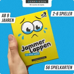 JAMMERLAPPEN - Das Dramatisch Lustige Kartenspiel ''bis Einer Weint'' - DENKRIESEN 11 JAMMERLAPPEN - Das Dramatisch Lustige Kartenspiel ''bis Einer Weint'' - DENKRIESEN -Berühmter Spielzeug Geschäft 62638036 9 2 4260528091102