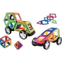 Creathek Magnet-Bauset Mit Rädern, 32 Teile