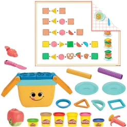 PLAY-DOH PD Picnic Shapes Starter Set 30 PLAY-DOH PD Picnic Shapes Starter Set -Berühmter Spielzeug Geschäft 63225720 1 2 5010994208400