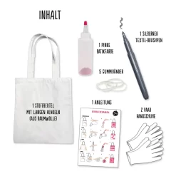 Mein Batik+Handlettering Starter-Set - Tasche (100% S.g.)
