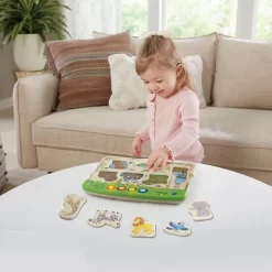 Vtech 80-613644 Interaktives Holz-Tierpuzzle -Berühmter Spielzeug Geschäft 64617001 11 2 3417766136442
