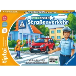 Ravensburger Tiptoi Spiel 00173 - Sicher Im Straßenverkehr - Lernspiel Ab 4 Jahren, Lehrreiches Verkehrsspiel Für Jungen