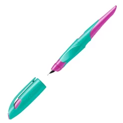 Ergonomischer Schulfüller Für Rechtshänder Mit Anfänger-Feder A - STABILO EASYbirdy In Türkis/neonpink - Einzelstift - I -Berühmter Spielzeug Geschäft 65998262 9 2 4006381542401