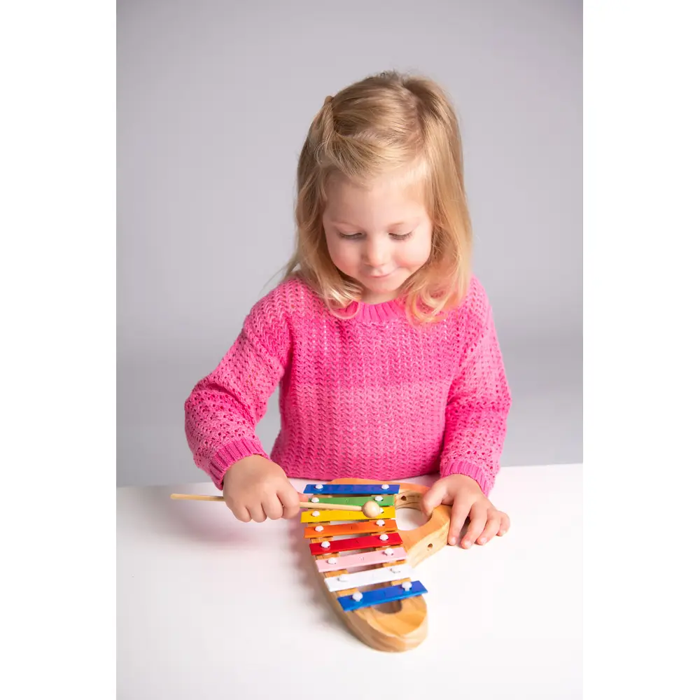 Boogie Bee Metallophon Holz Mit 8 Noten 7 Boogie Bee Metallophon Holz Mit 8 Noten – Bild 5