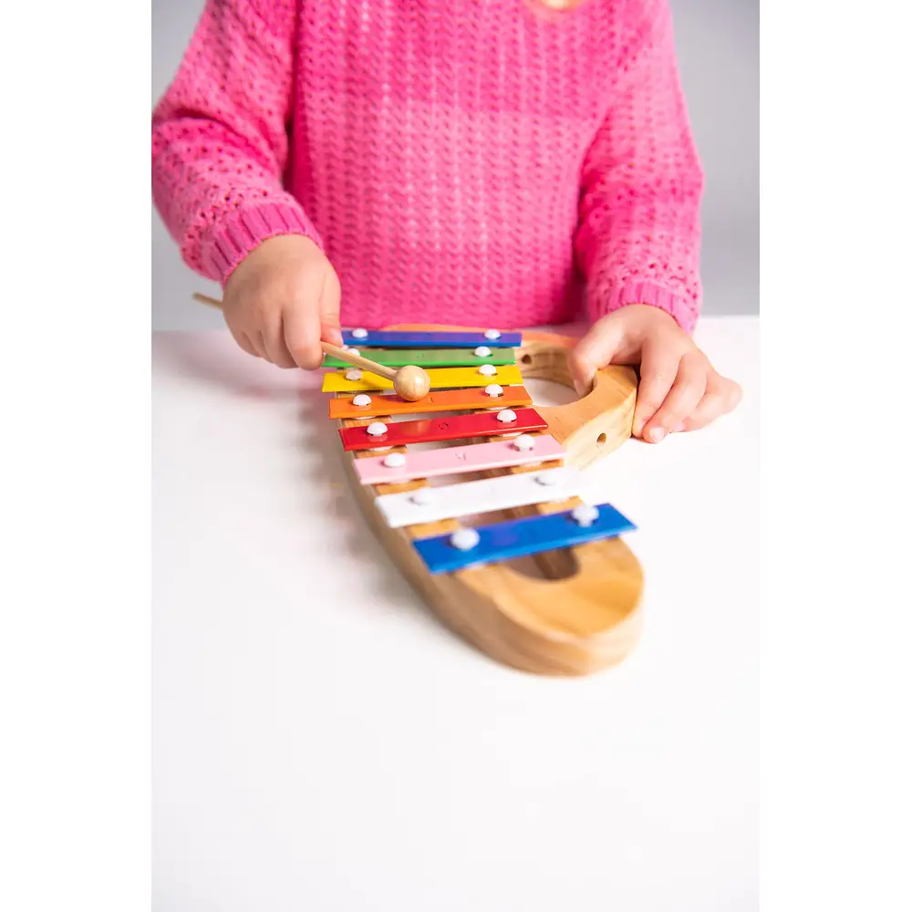 Boogie Bee Metallophon Holz Mit 8 Noten 9 Boogie Bee Metallophon Holz Mit 8 Noten – Bild 7