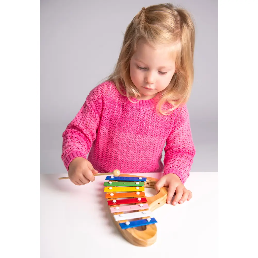 Boogie Bee Metallophon Holz Mit 8 Noten 11 Boogie Bee Metallophon Holz Mit 8 Noten – Bild 9