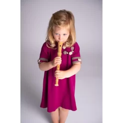 Boogie Bee Blockflöte Holz Barock, 32 Cm