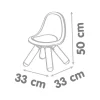 Smoby Kid Stuhl, Softgrey