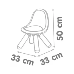 Smoby Kid Stuhl, Softgrey