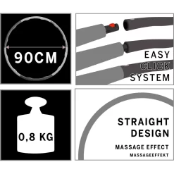 Schildkröt Fitness - FITNESS-HOOP, Grey-rose, # 90cm -Berühmter Spielzeug Geschäft 73013097 13 2 4000885602340