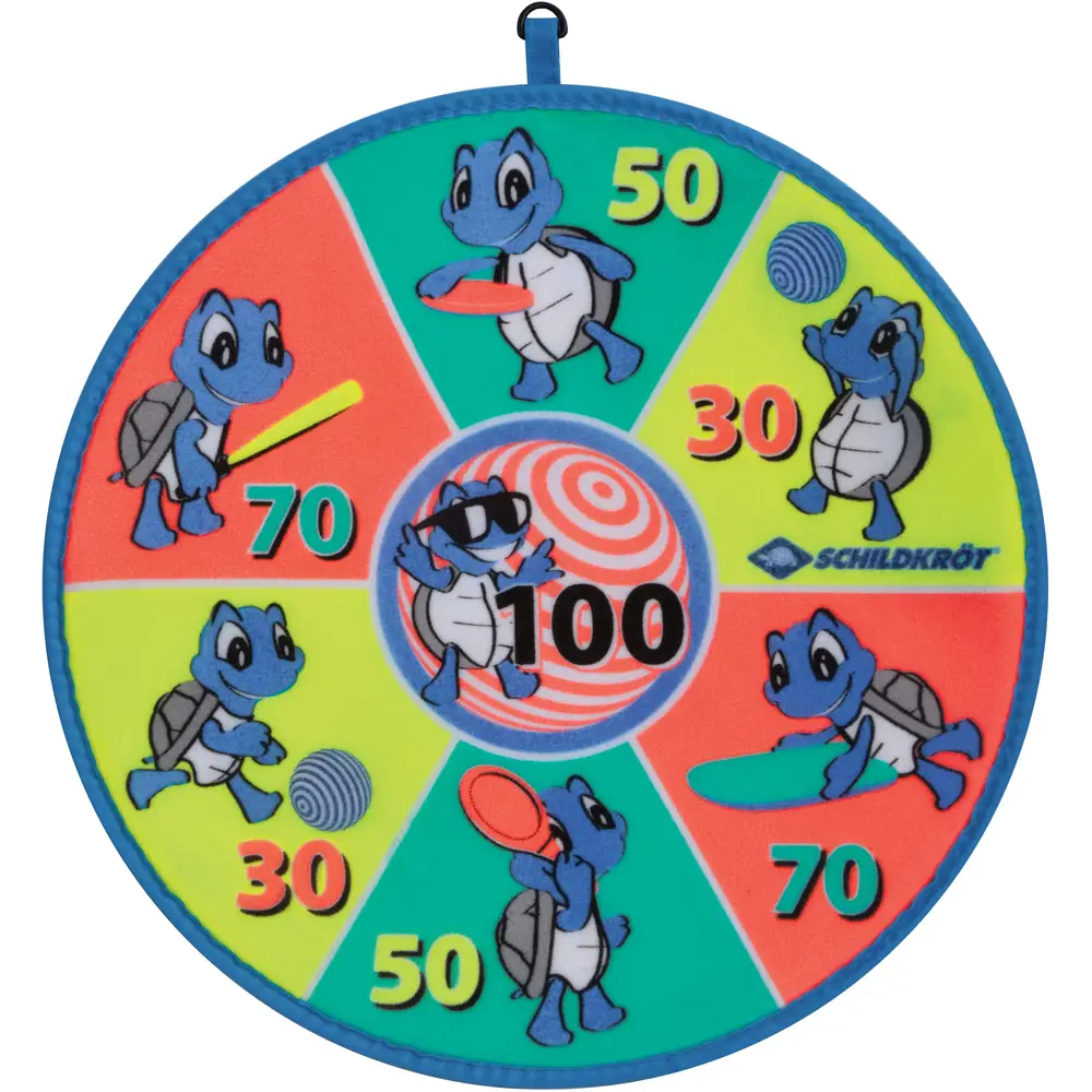 Schildkröt Funsports - Soft Dart Set, Klett-Dartscheibe Mit 2 X 3 Bällen 3 Schildkröt Funsports - Soft Dart Set, Klett-Dartscheibe Mit 2 X 3 Bällen