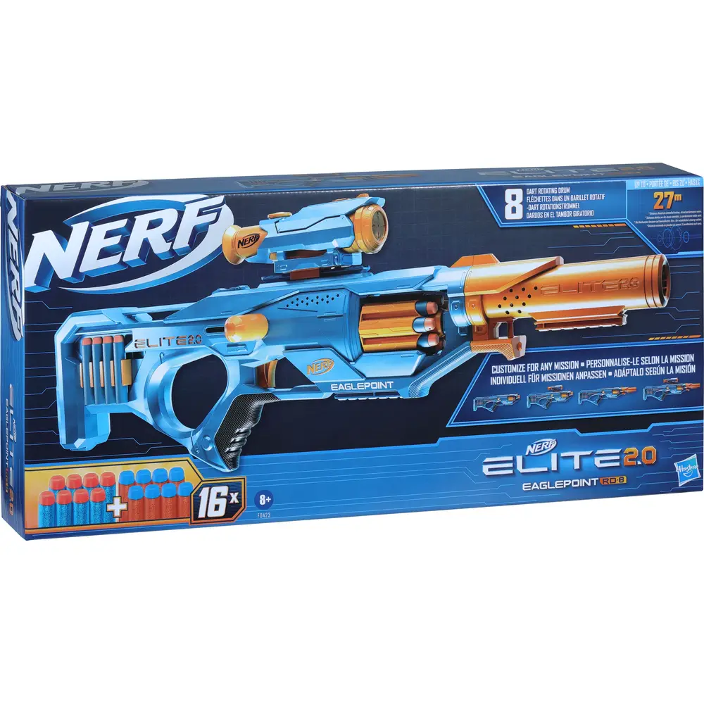 Nerf Elite 2.0 Eaglepoint RD-8 Blaster 3 Nerf Elite 2.0 Eaglepoint RD-8 Blaster