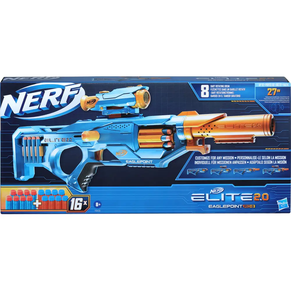 Nerf Elite 2.0 Eaglepoint RD-8 Blaster 4 Nerf Elite 2.0 Eaglepoint RD-8 Blaster – Bild 2